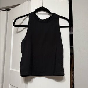 Athleta Cropped Black Tank Top